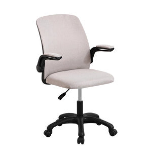 POLTRONA A GAS C/BRACCIOLI MOMA GRIGIO CHIARO 3