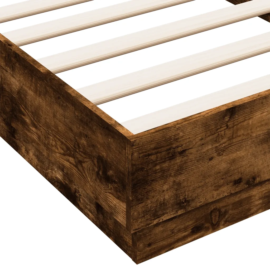 Giroletto senza Materasso Rovere Fumo 75x190 cm in Truciolato