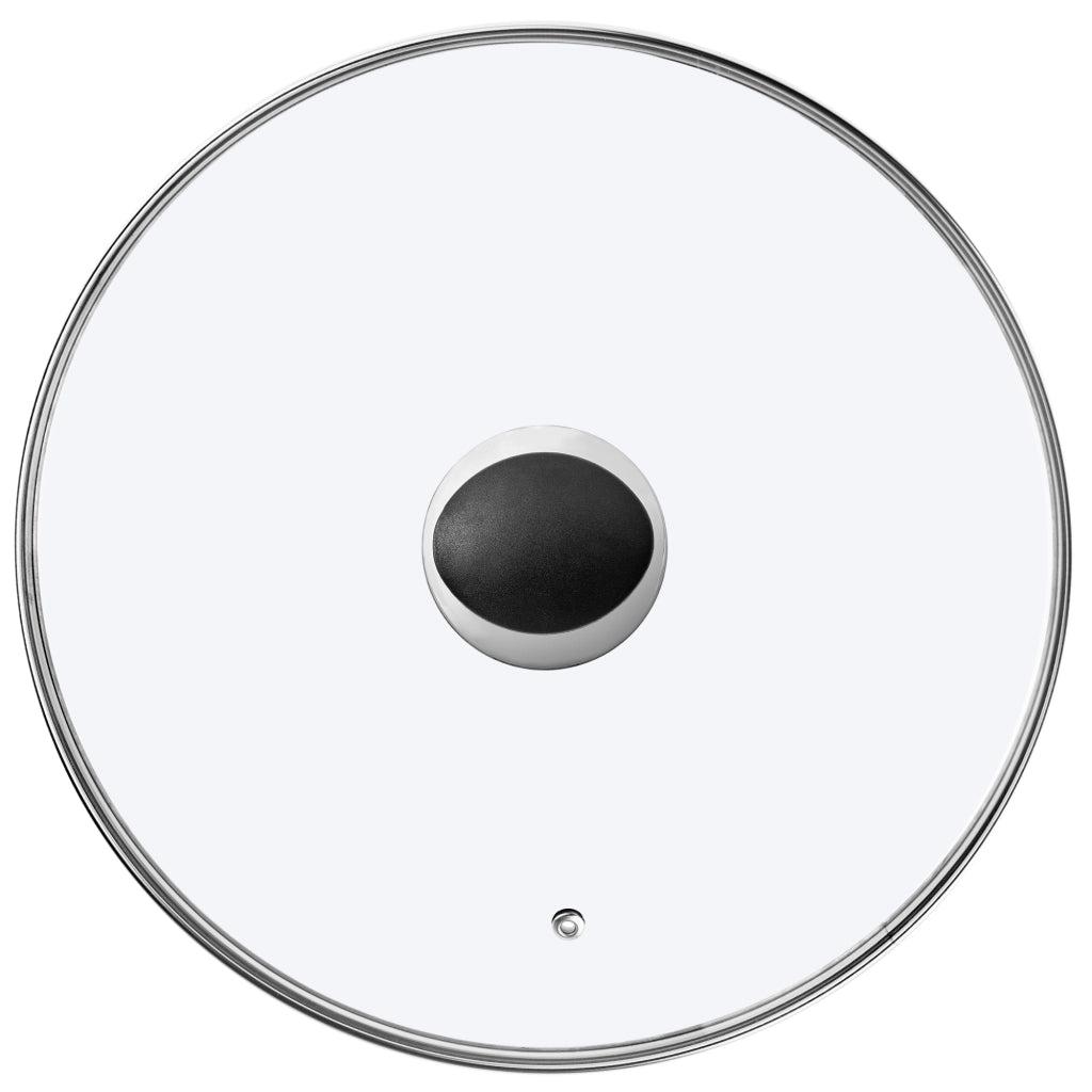 Coperchio in vetro KADAX da 30 cm, universale, resistente al calore, per pentole e padelle.