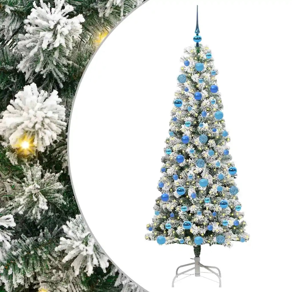 Albero di Natale Artificiale con Rami Pieghevoli 180 cm 3395602