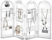 Display per gioielli trasparente - Organizzatore per orecchini, bracciali e collane - Acrilico - Spazievolutivo - 420x285x20 mm - Cassettino per gioielli
