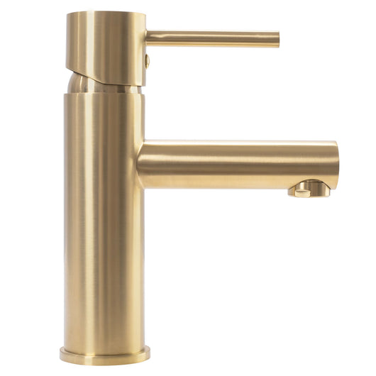 Rubinetto Da Lavabo Rea Tess Brush Gold