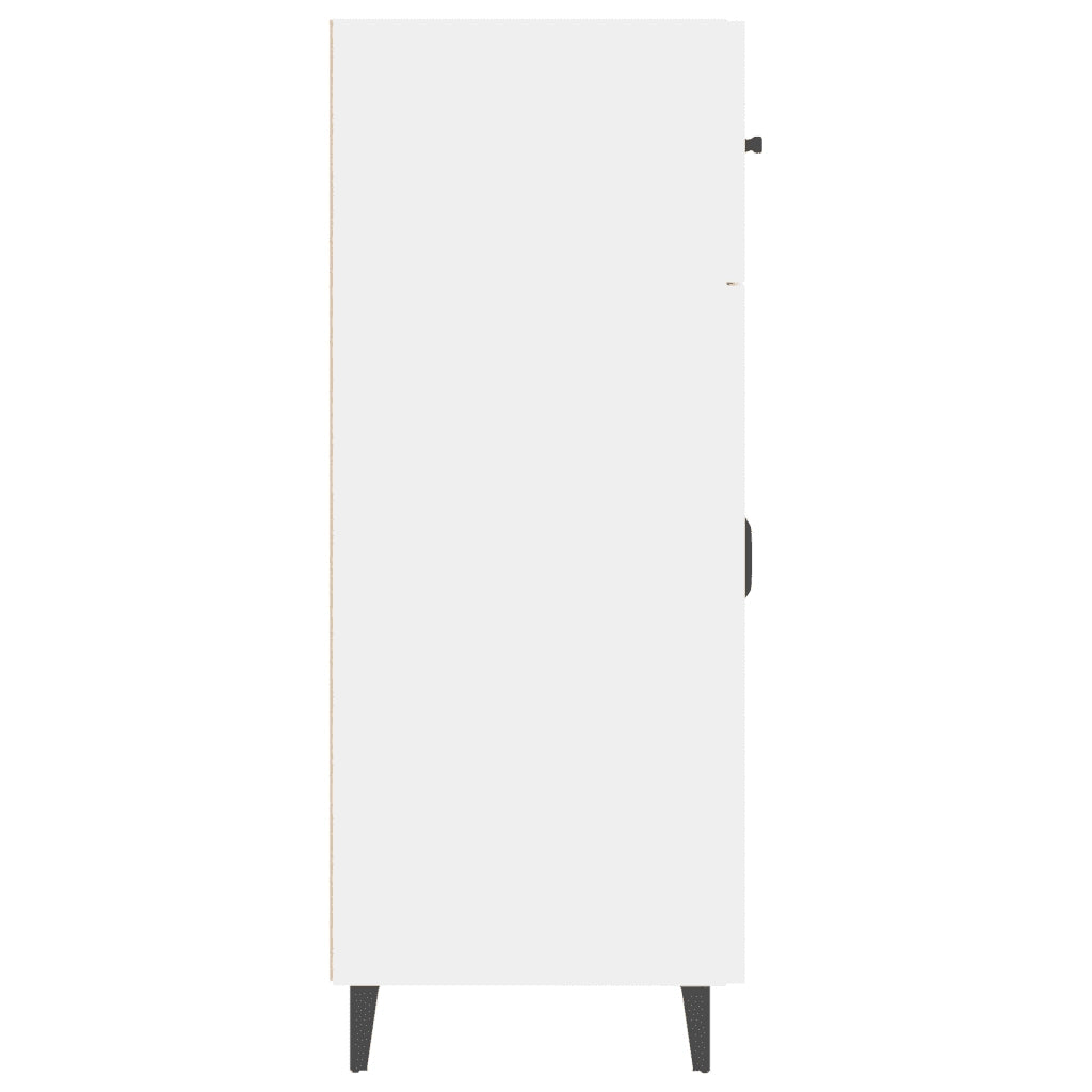 Credenza-Buffet-Armadio da cucina Bianca 69,5x34x90 cm in Legno Multistrato 789582