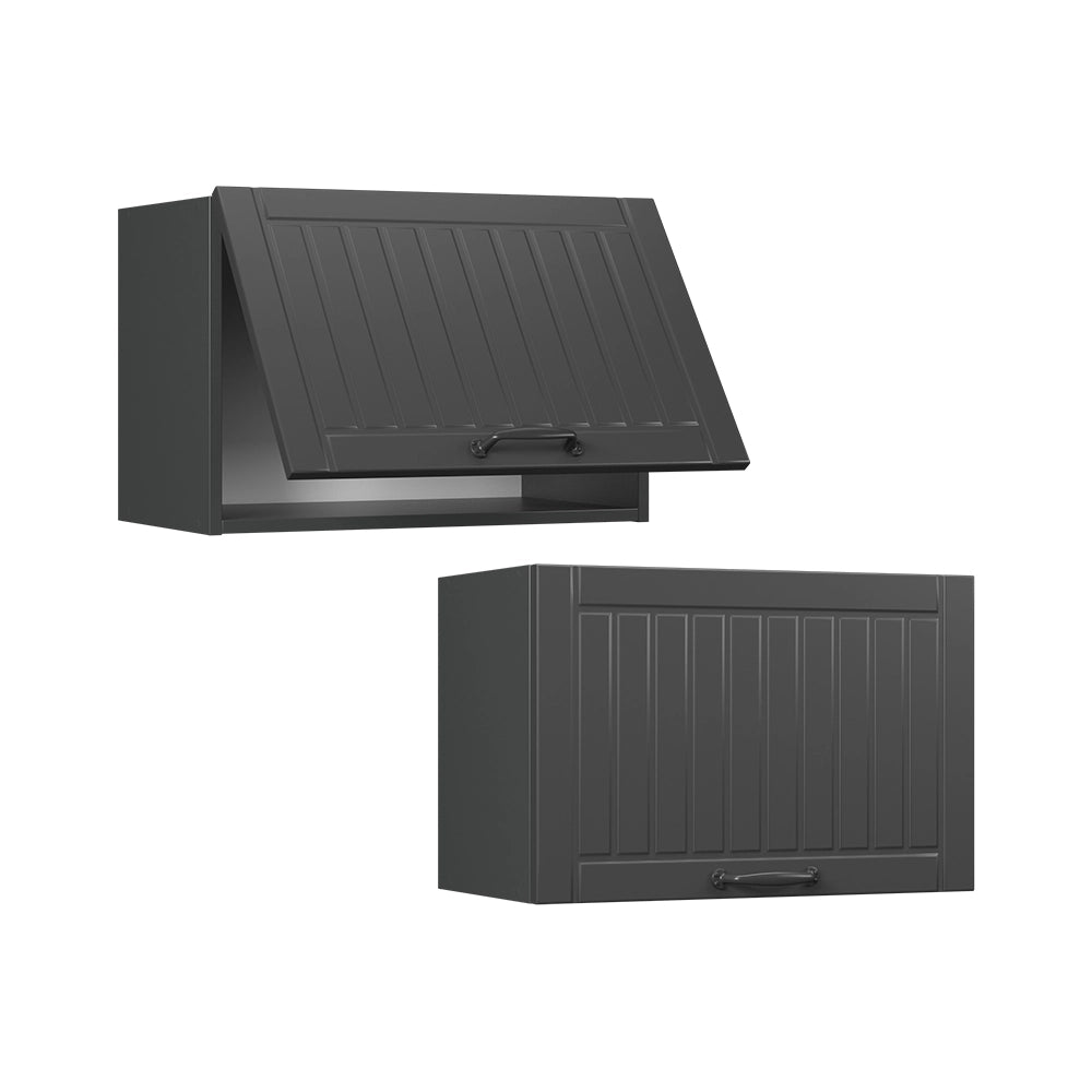 Vicco Pensile da cucina Grigio scuro 60 cm Piatto