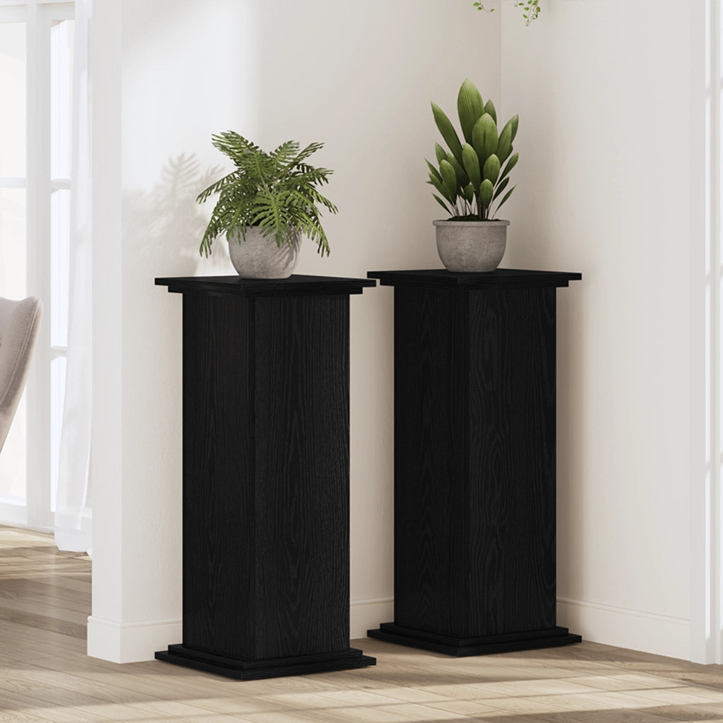 Supporto Piante Quercia Nera 33x33x80 cm Legno