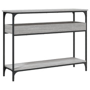 Tavolo Consolle | Tavolo d'Ingresso Ripiano Grigio Sonoma 100x29x75cm Multistrato