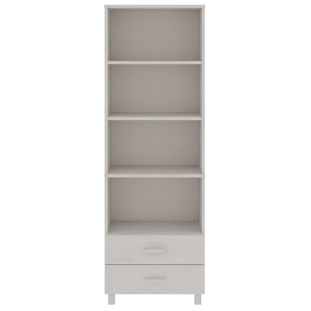 Buffet credenza cassettiera armadio mobile contenitore organizer per cucina soggiorno salotto 60 x 35 x 180 cm legno massello di pino bianco 02_0032129