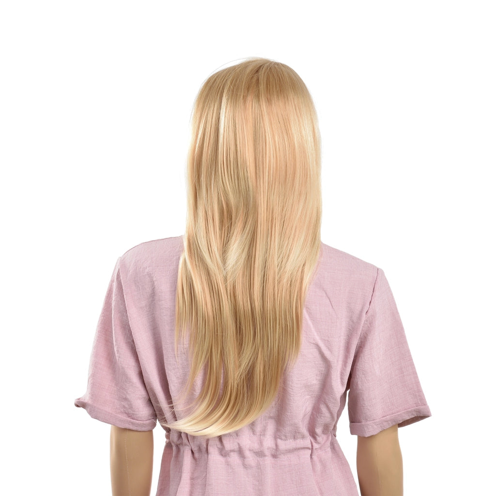 Parrucca da donna capelli voluminosi (lunghi 61cm ang) capelli lunghi / capelli finti - bionda [in.tec]
