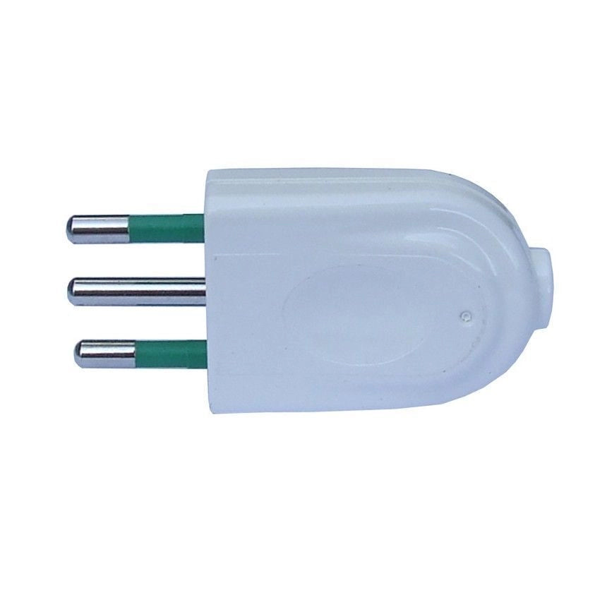 OEM Spina S11 Smontabile in Policarbonato Bianco - Componente Elettrico CEI 23-50