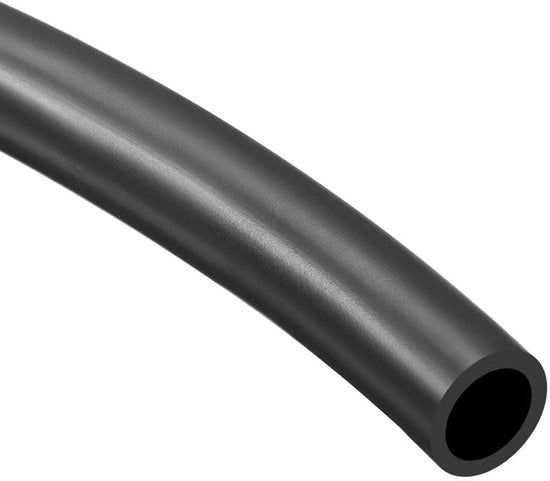 Sfregamento con cavo di gomma 8 mm ID - 12 mm OD - 1,9 m - Gomma - Nero - Duraturo