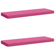 Cuscini per Panchina a 2 Pezzi VUGHT 2 pz 100% Poliestere Rosa 951159