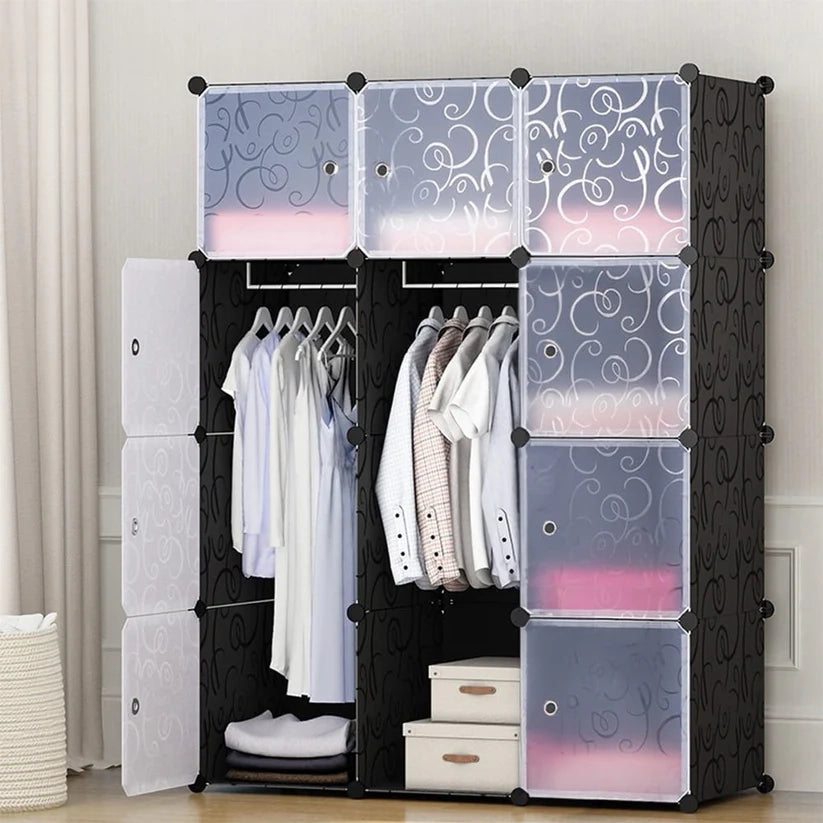 Armadietto 12 Cassetti Modulabile e Compatto Stile Box