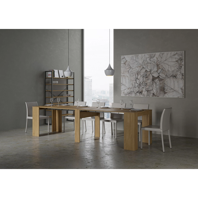 Consolle allungabile 90x48/296 cm Venus - Quercia Natura