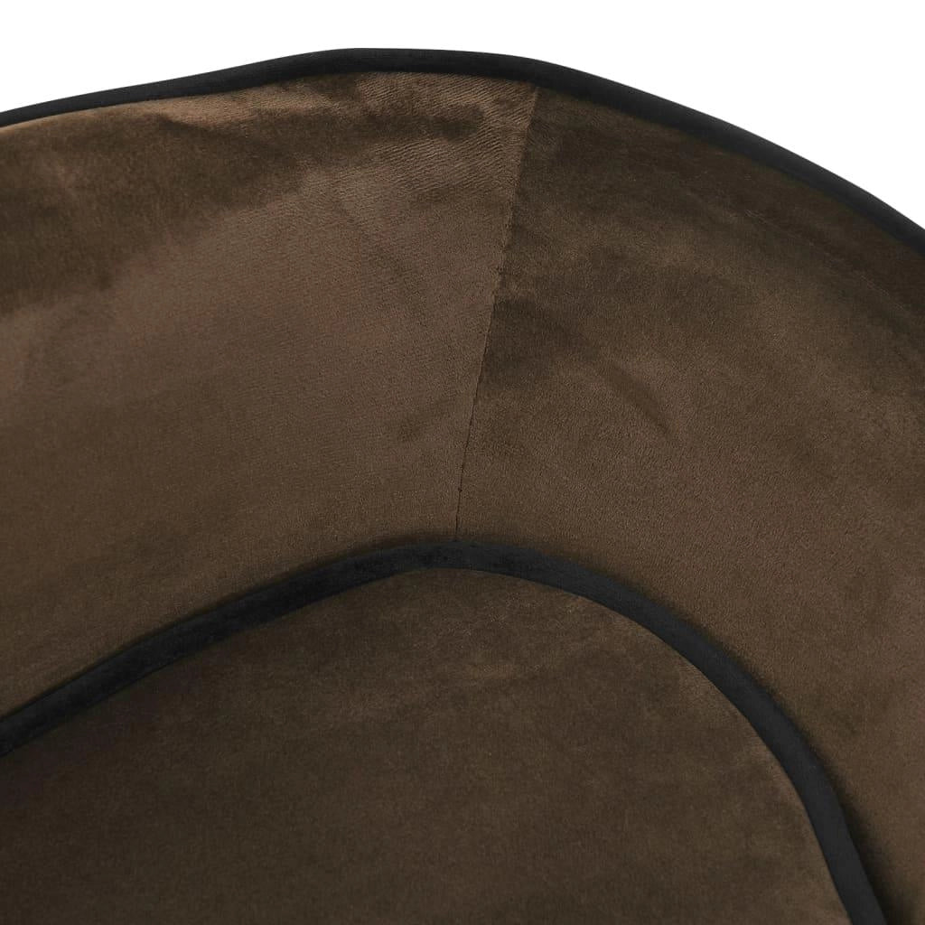 Divano per cani 67 cm peluche marrone 02_0000182
