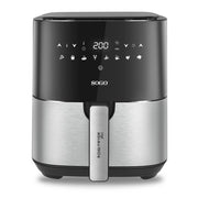 Friggitrice ad aria 5L con 8 programmi, temperatura 80-200°C e timer 60 min 1450W con display touch e ricettario - Sogo