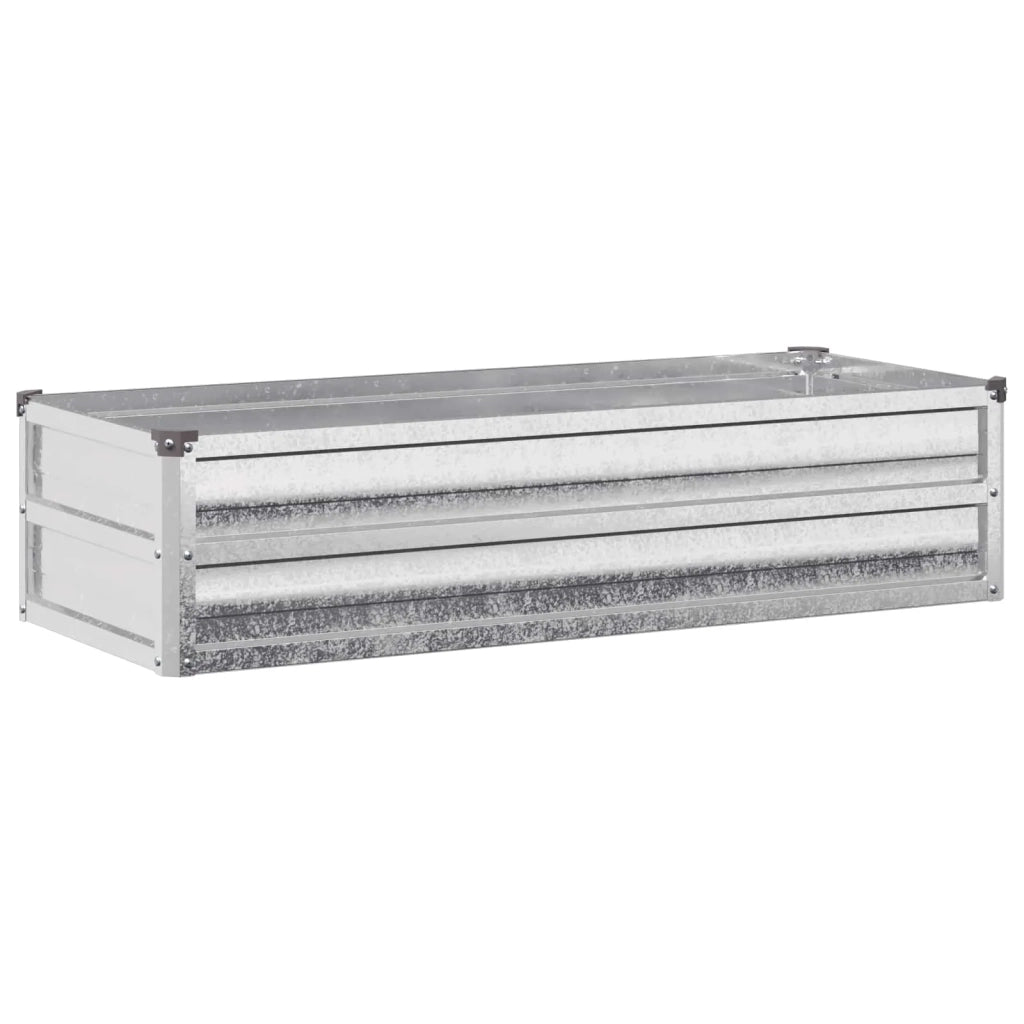 Letto rialzato da giardino Argento 100 x 40 x 24 cm 8006313