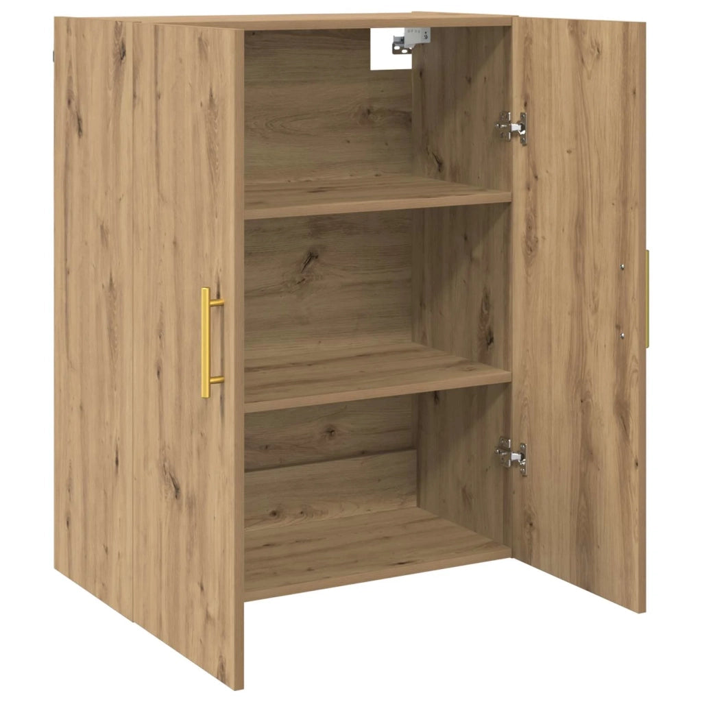 Mobiletto a muro 2 pcs Rovere artigianale 69,5 x 34 x 90 cm 3394513