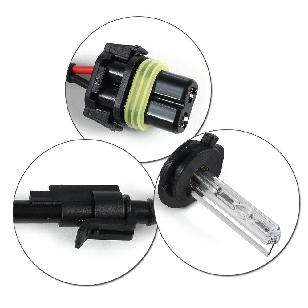 Trade Shop - Coppia Lampade Xenon Xeno Hid Ricambio Kit H1 6000k Per Auto Camper -