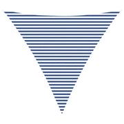 Vela Parasole | Telo Ombra | Vela da ombra solare Blu e Bianco 5 x 5 x 5 m