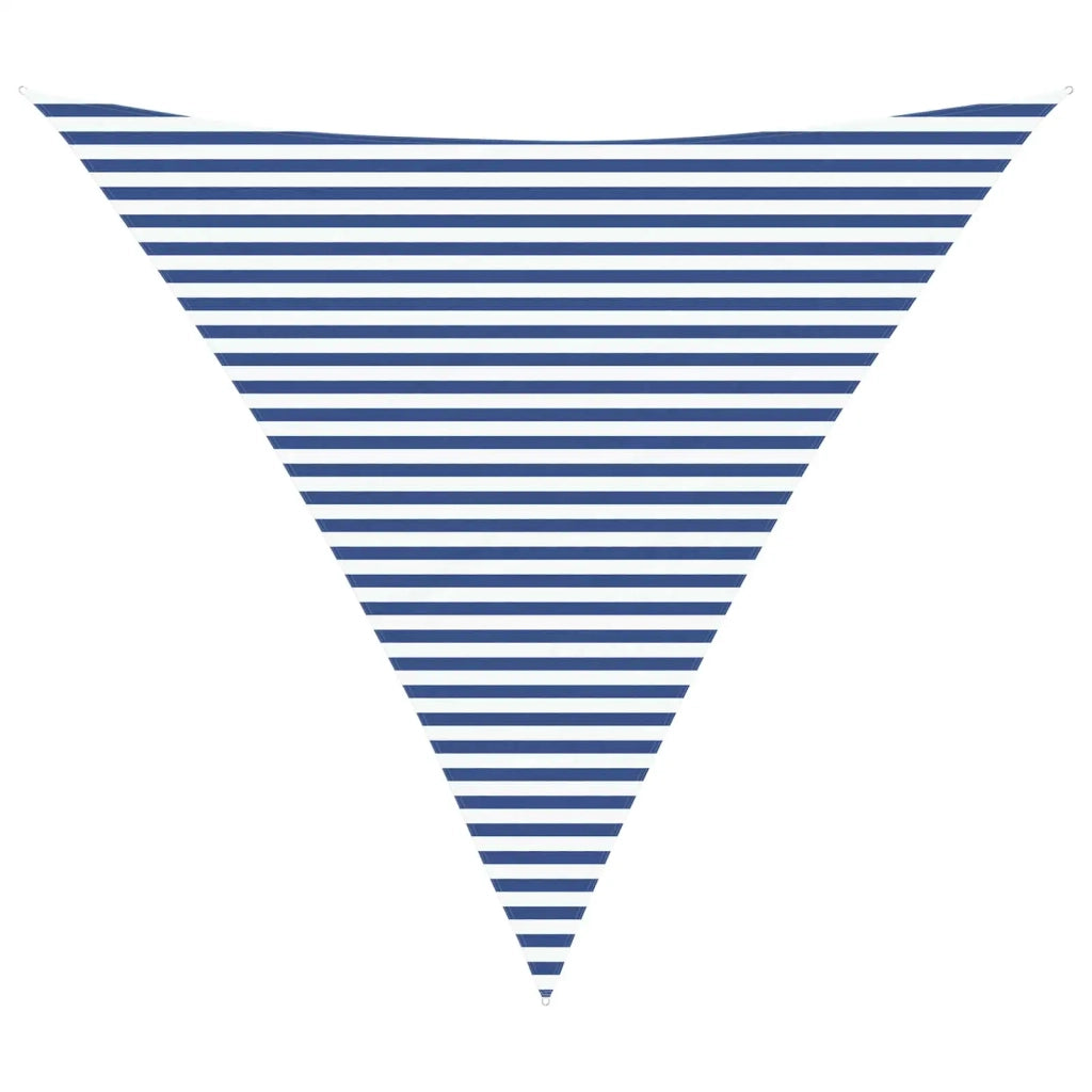 Vela Parasole | Telo Ombra | Vela da ombra solare Blu e Bianco 5 x 5 x 5 m