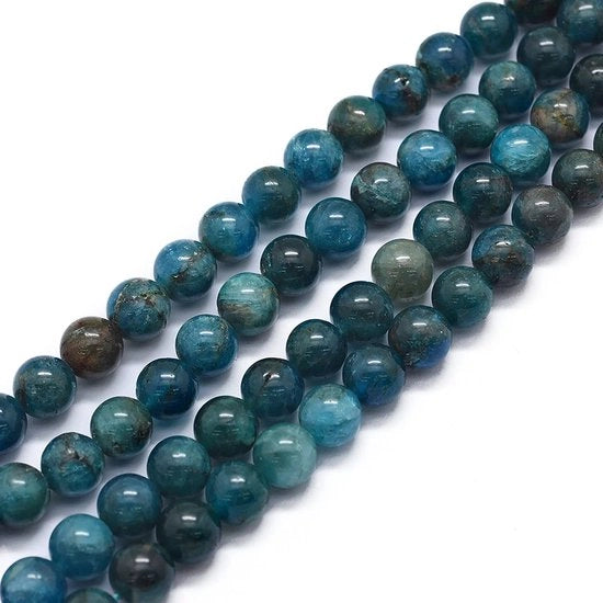 Apatite naturale 8mm per gioielleria artigianale