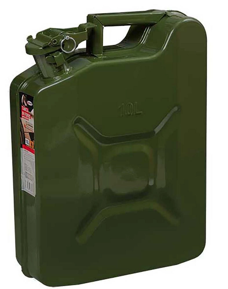 Tanica in ferro antiscoppio carburante 10L