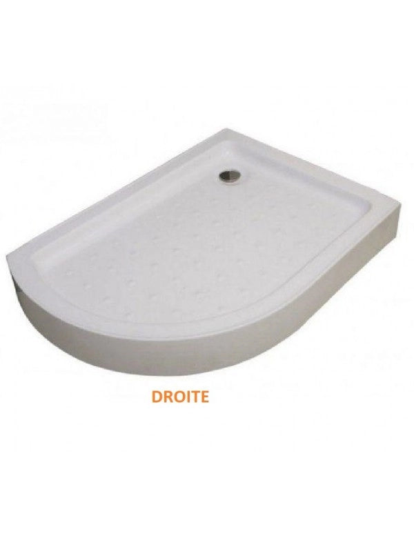 Box doccia rettangolare angolare destro FLORA 650 90x120 x190 cm