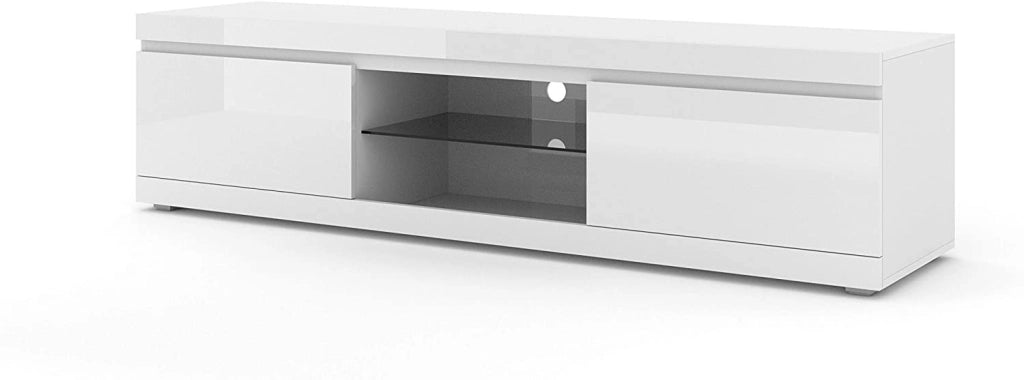 ARMADIO PORTA TV NET 180 BIANCO LUCIDO