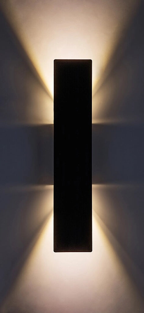 Applique nera rettangolare su/giù LED 6W 3000K Rabalux