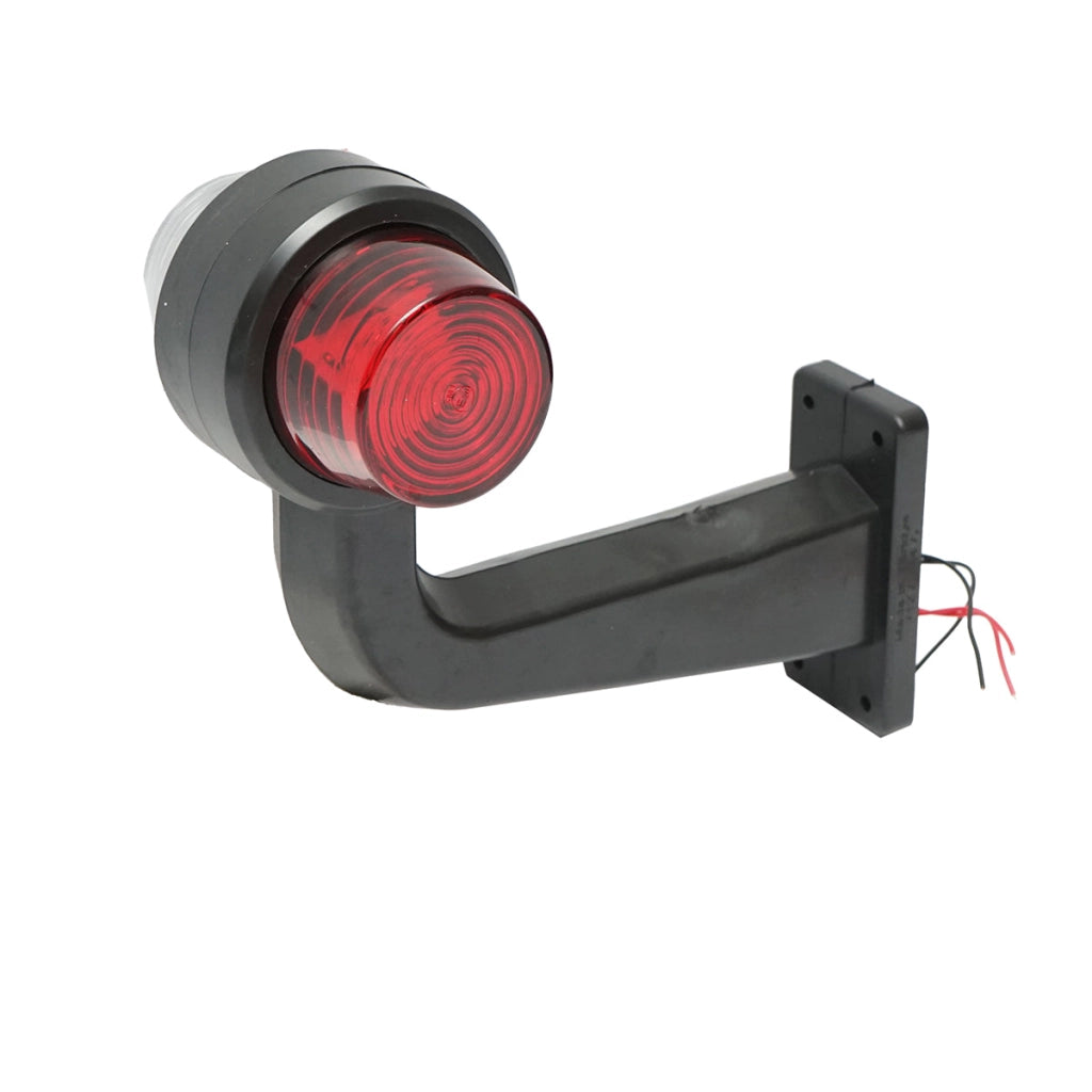 Set di luci di posizione laterali a LED con braccio 12-24V, rosso-bianco FR0157 Breckner Germany