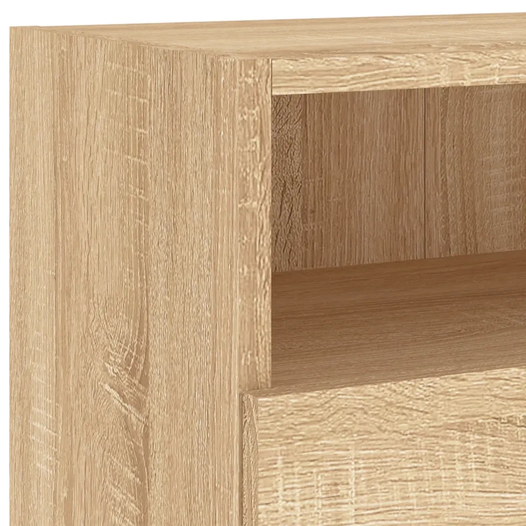 Mobili TV Muro 2pz | Armadietto TV | Mobile Porta TV Rovere Sonoma 100x30x30 cm Legno Multistrato