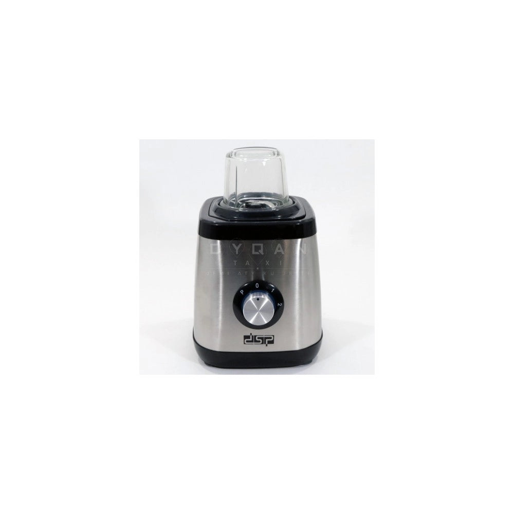 Trade Shop - Frullatore 2 Velocita'+pulse 350 W Acciaio Con Caraffa In Vetro Frullati Frutta -