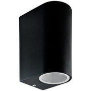 Applique esterna ovale IP44 2xGU10 nera su/giù Boston Polux