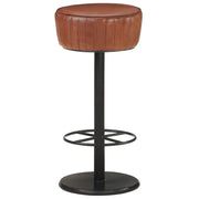Sgabello da Bar Marrone in Vera Pellecod mxl 77374