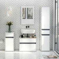 Mobile Sottolavello da Bagno 67x36x52 cm in Legno  Bianco