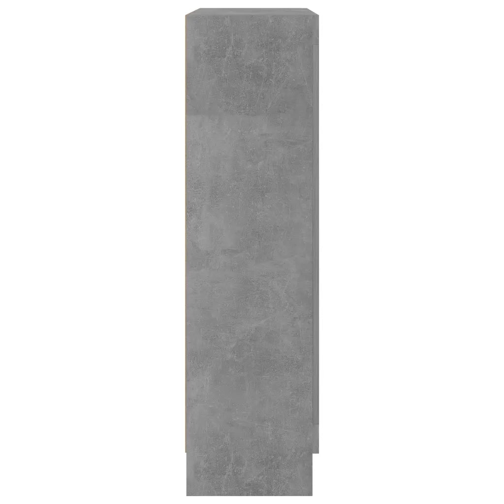 Libreria Grigio Cemento 82,5x30,5x115 cm in Legno Multistrato 802718