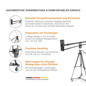 Set di gru per telecamera Director Pro II