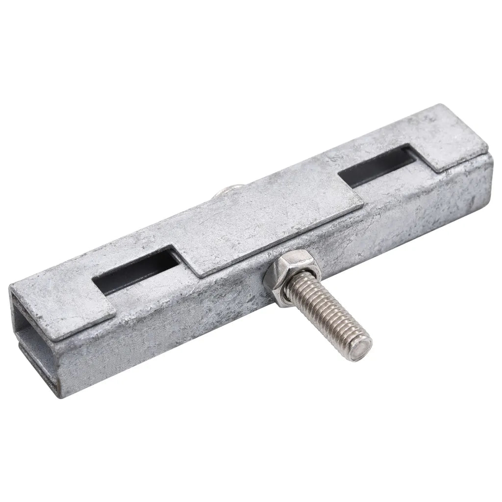 Set di Connettori per Griglie da Giardino 10 pz Argento 144497