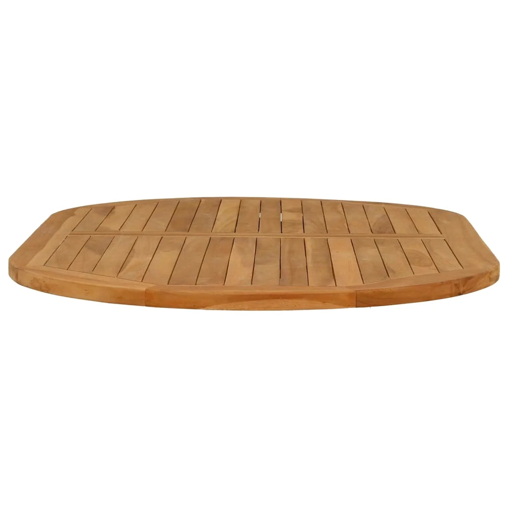 Piano del tavolo Ovale Legno di teak solido Naturale 42033174