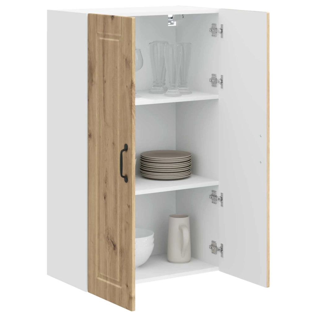 Armadietto a muro PORTO Rovere artigianale 60 x 31 x 100 cm
