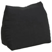 Cuscino per Schiena | Cuscino dorsale Nero 60 x 20 x 50 cm Tessuto in Cords