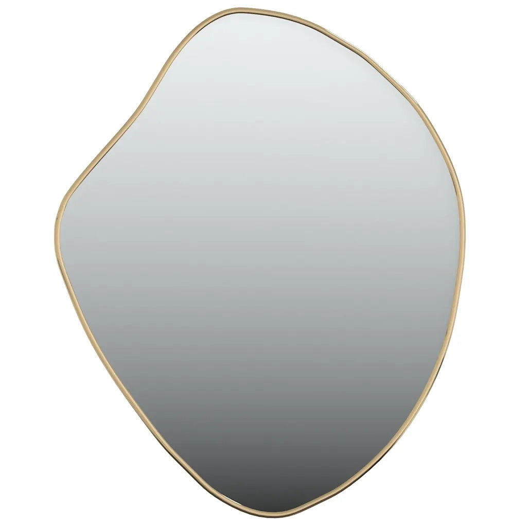 Specchio da Parete-Specchio a Muro-Specchio Decorativo Dorato 50x40 cm 196529