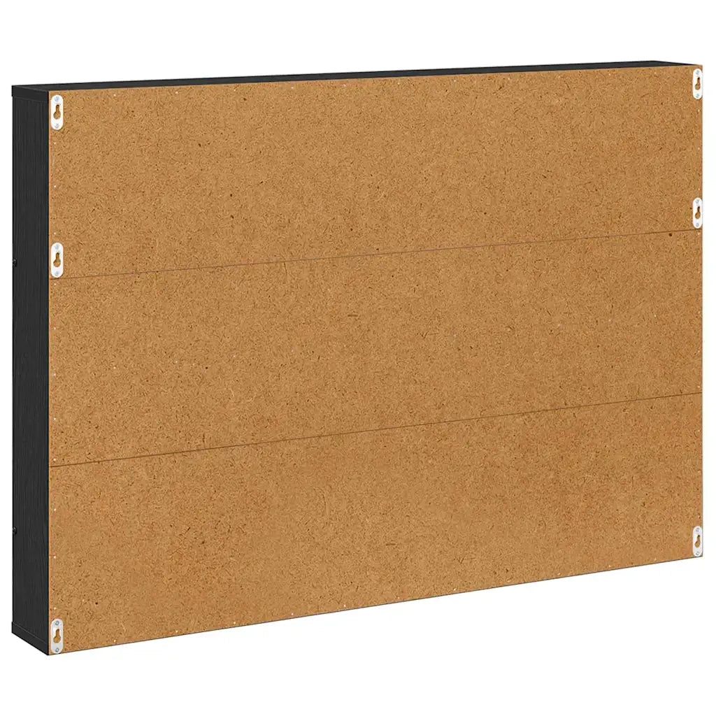 Scaffale per riviste Rovere Nero 100 x 12 x 70 cm CFW2642173