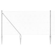 Palo della recinzione Argento 10 x 1,2 m (rete 40 x 40 mm) 3351206