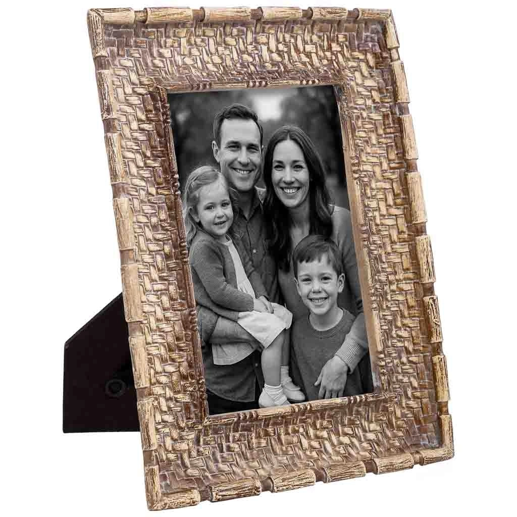 Portafoto 10X15 marrone 16x2,2x21h cm