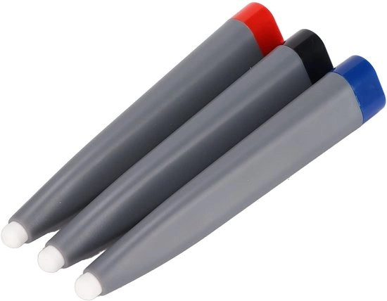 Penna Stylus Duotouch - ABS - Penna per Touchscreen - Penna Ottica - Penna per Whiteboard - 3 Pezzi - Adatto per Schermi Multimediali - Penna per Touchscreen