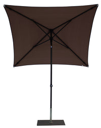 Ombrellone da Giardino 2x2 m Palo Ø38 mm in Alluminio Tessuto Dralon Acrilico Border Taupe