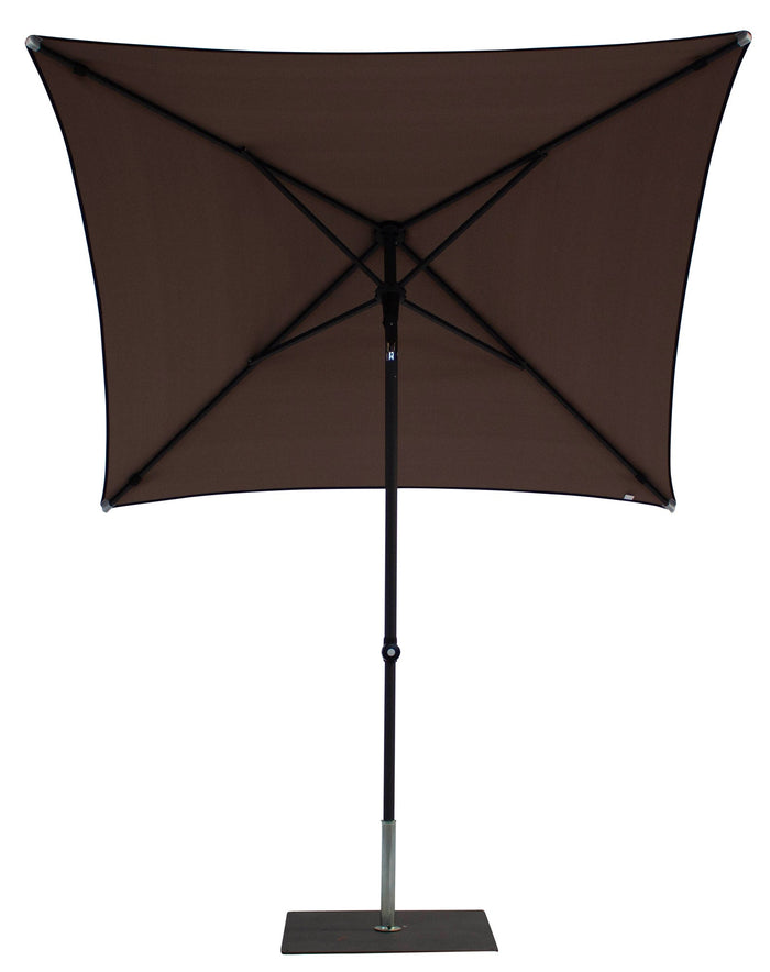 Ombrellone da Giardino 2x2 m Palo Ø38 mm in Alluminio Tessuto Dralon Acrilico Border Taupe