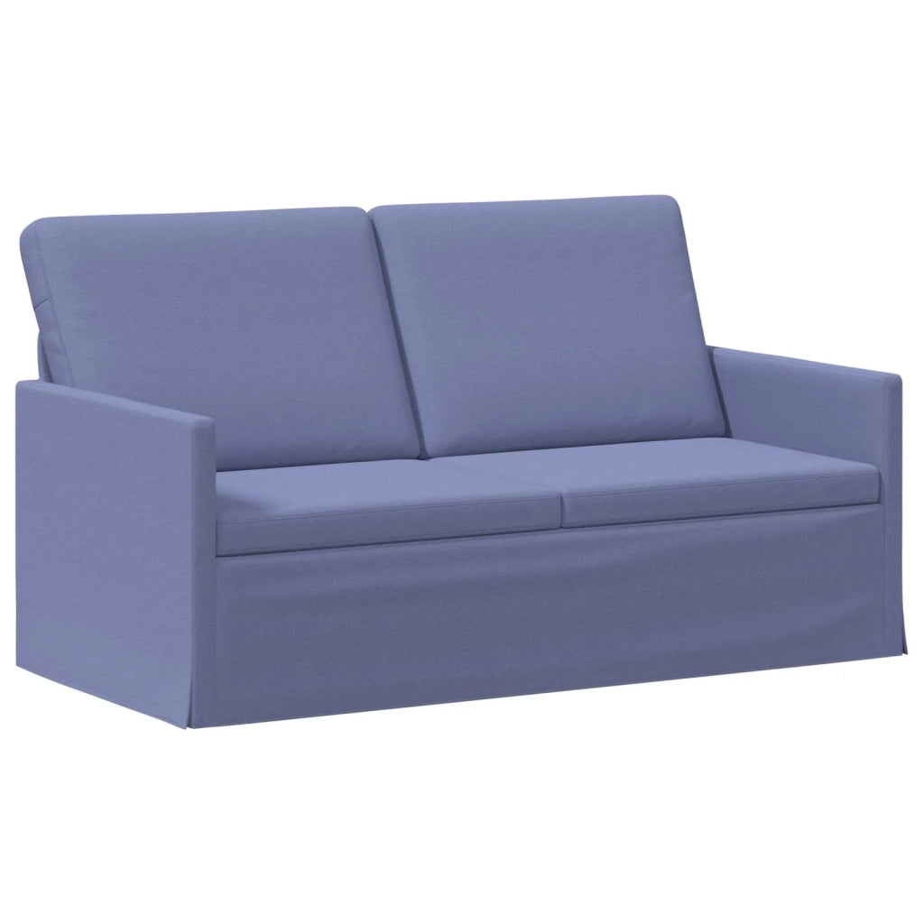Set di divani 2 pcs Blu jeans Tessuto 3433160