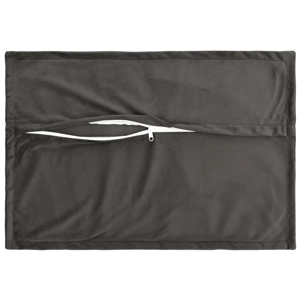Cuscino con cuscino HOUTEN 2 pz Grigio Scuro Velluto 933226